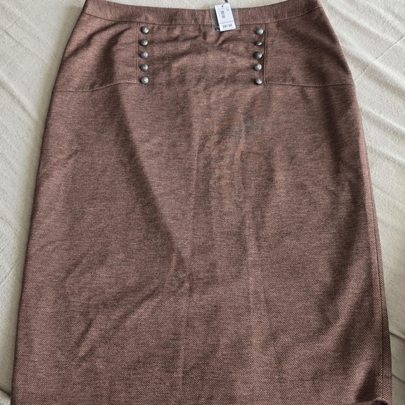 A-line brown skirt from The Limited size 16 NWT - Picture 1 of 4
